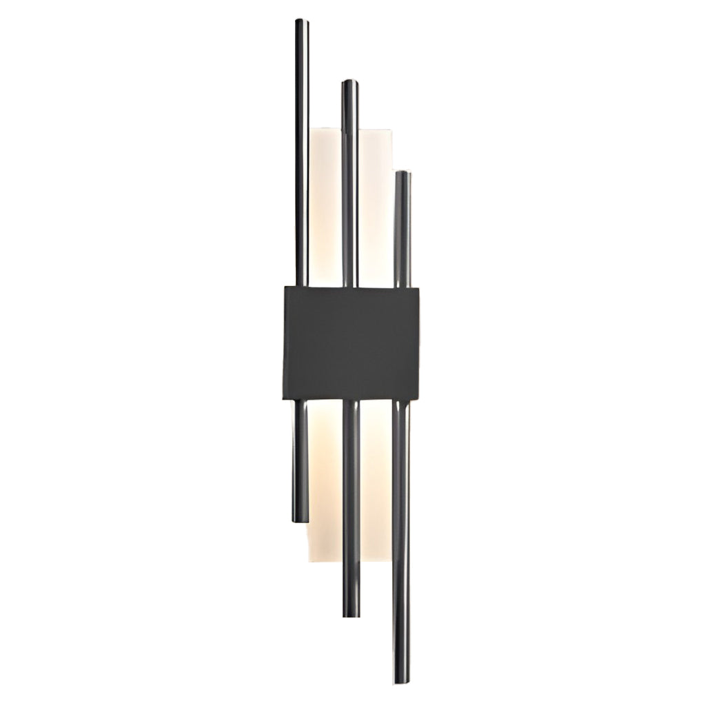 Postmodern LED Up and Down Wall Sconce Lighting for Bedroom and Living Room Gold and Black Finish