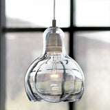 Postmodern Nordic Minimalist Glass Pendant Light Chandelier for Bedside and Bar Area