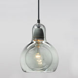 Postmodern Nordic Minimalist Glass Pendant Light Chandelier for Bedside and Bar Area