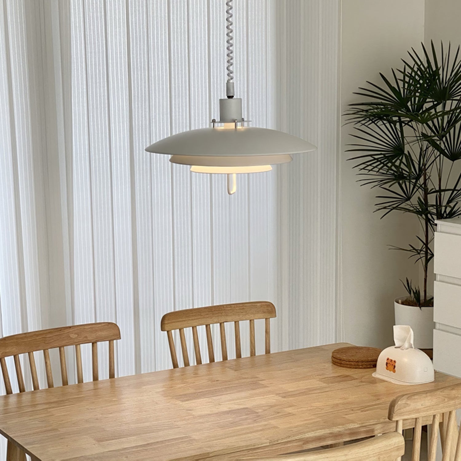Poul Concentric Circle Aluminum Hanging Lamp Modern Ceiling Pendant for Living Room