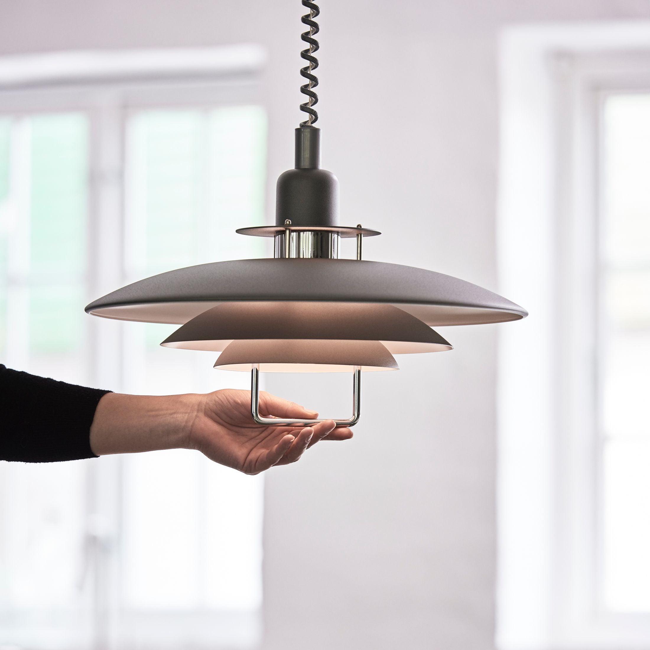 Poul Concentric Circle Aluminum Hanging Lamp Modern Ceiling Pendant for Living Room