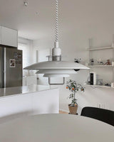 Poul Concentric Circle Aluminum Hanging Lamp Modern Ceiling Pendant for Living Room