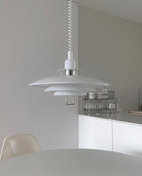 Poul Concentric Circle Aluminum Hanging Lamp Modern Ceiling Pendant for Living Room