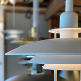 Poul Concentric Circle Aluminum Hanging Lamp Modern Ceiling Pendant for Living Room