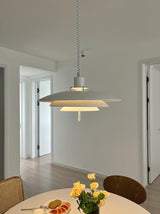 Poul Concentric Circle Aluminum Hanging Lamp Modern Ceiling Pendant for Living Room