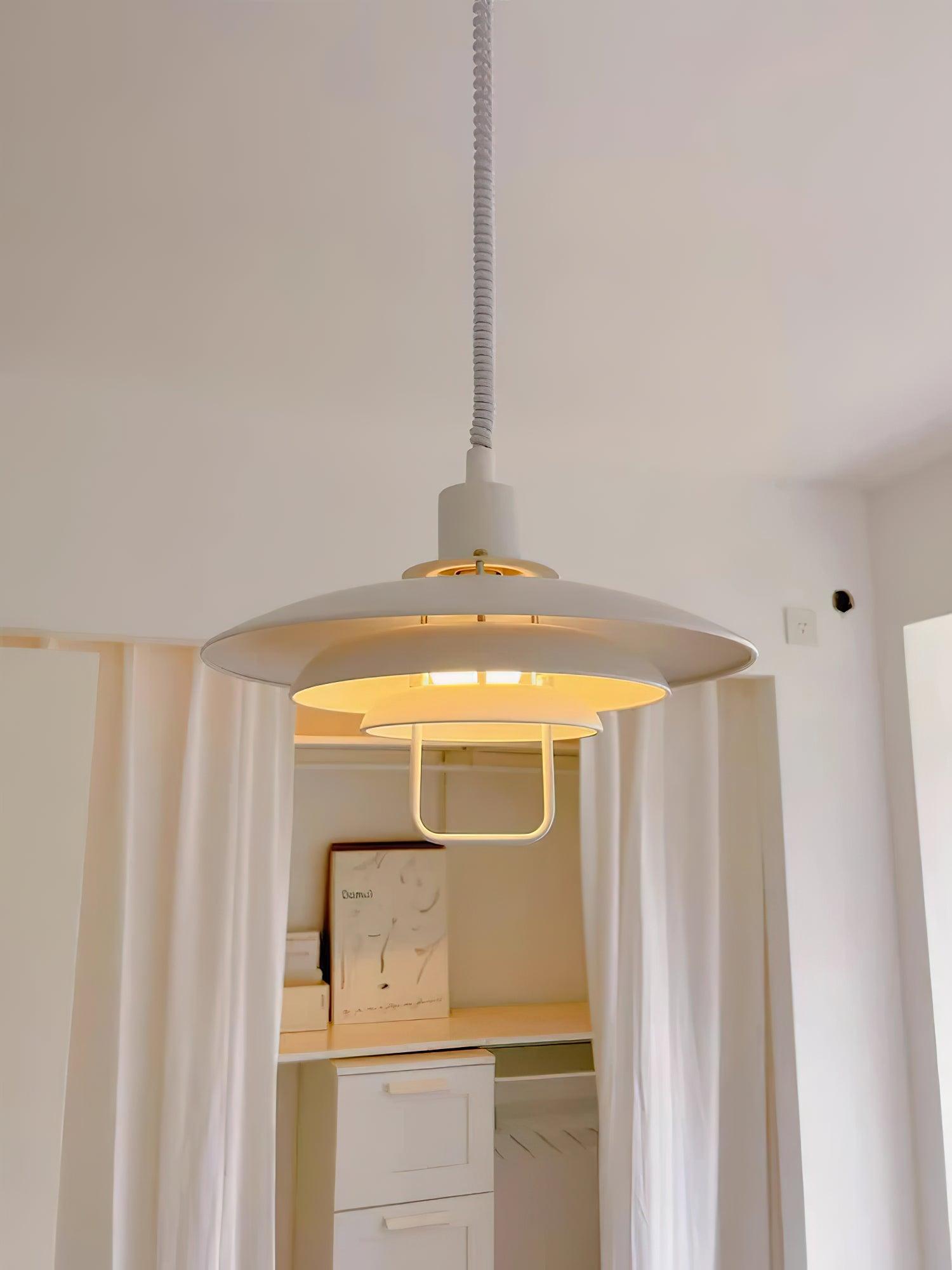 Poul Concentric Circle Aluminum Hanging Lamp Modern Ceiling Pendant for Living Room