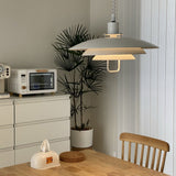 Poul Concentric Circle Aluminum Hanging Lamp Modern Ceiling Pendant for Living Room