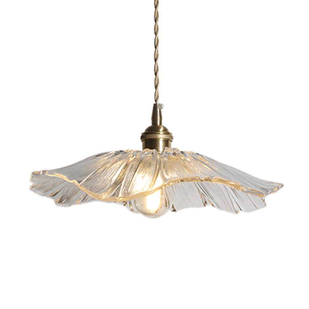 vintage-lotus-style-glass-pendant-lamp-with-copper-accents-for-dining-room