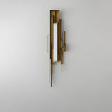 modern-brutalist-gold-metal-sculpted-wall-sconce-integrated-led-vertical-light-fixture