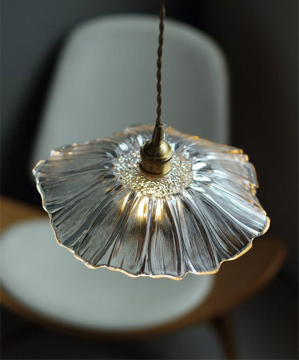 vintage-lotus-style-glass-pendant-lamp-with-copper-accents-for-dining-room