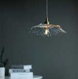 vintage-lotus-style-glass-pendant-lamp-with-copper-accents-for-dining-room