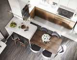 modern-linear-chandelier-with-clear-glass-globe-shades-for-geometric-dining-room-lighting