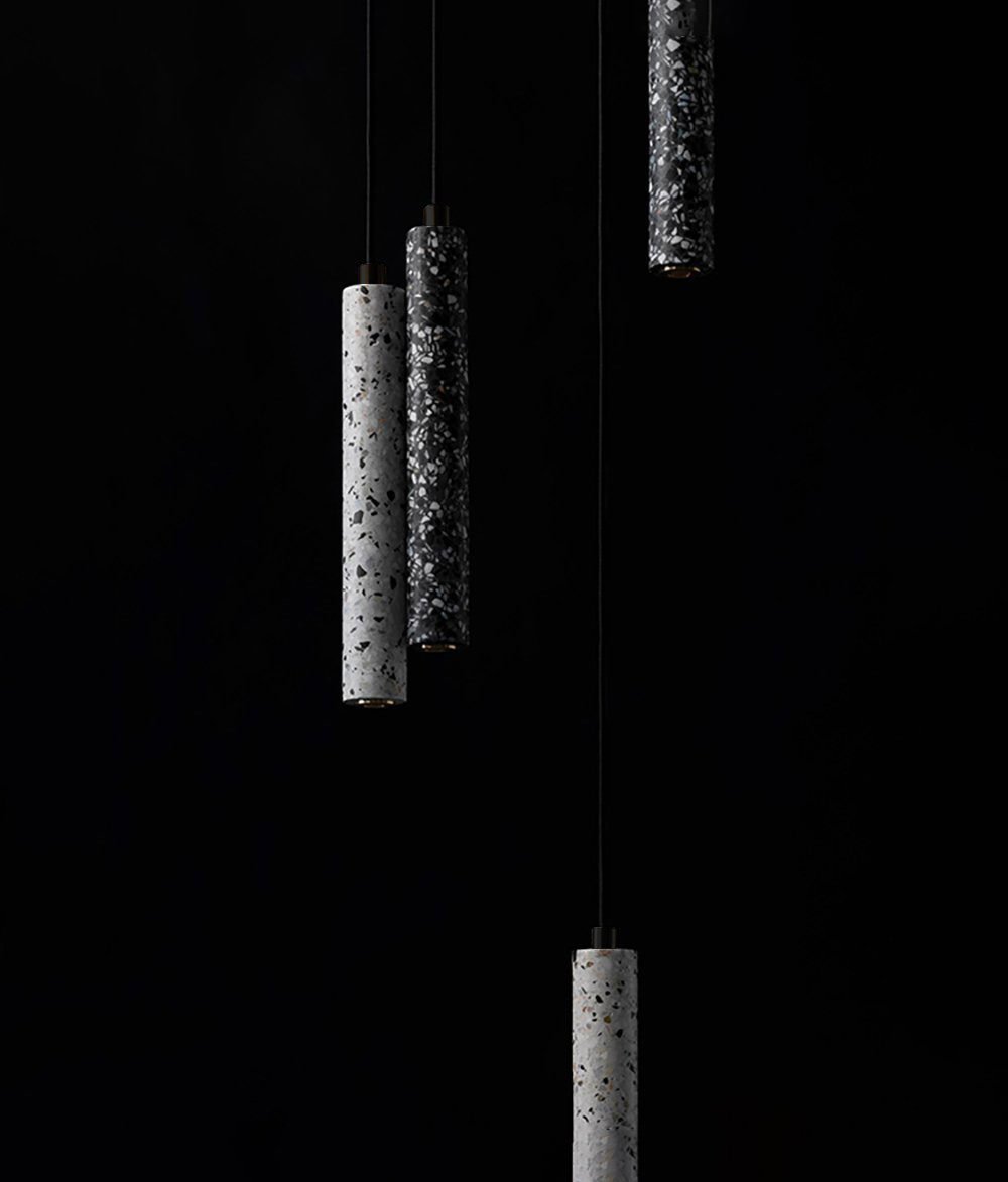 modern-minimalist-concrete-and-terrazzo-cylindrical-pendant-light-for-kitchen-island