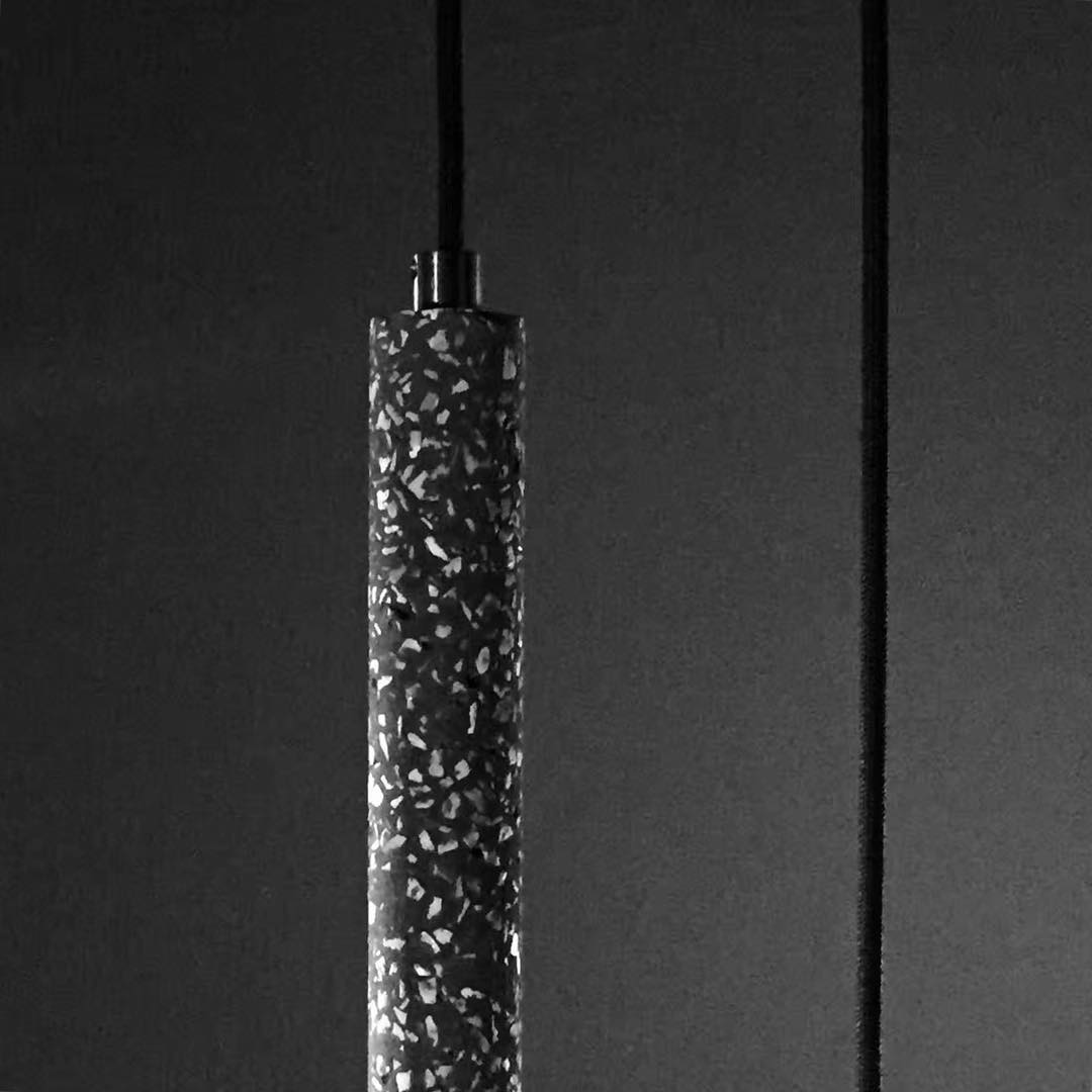 modern-minimalist-concrete-and-terrazzo-cylindrical-pendant-light-for-kitchen-island