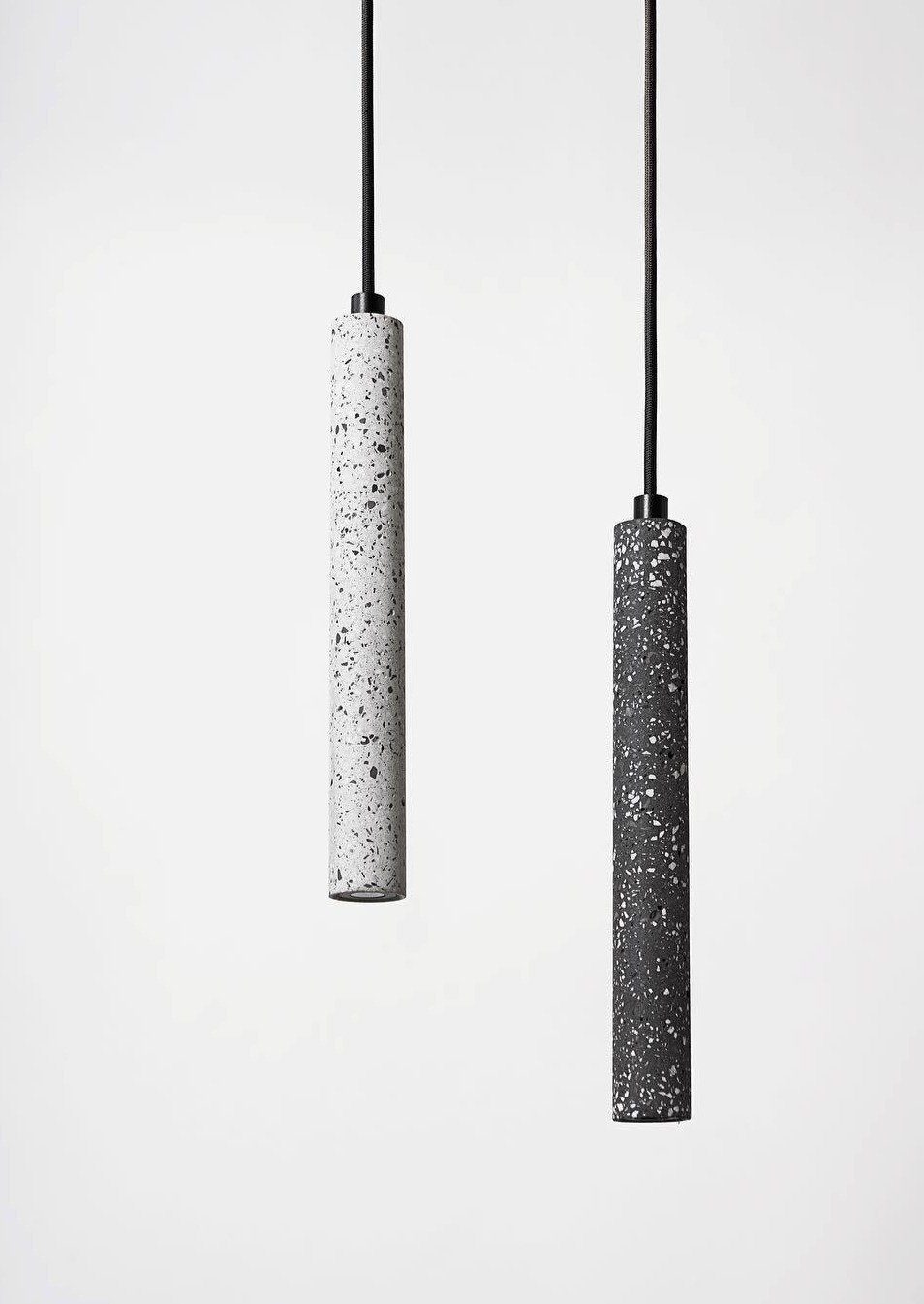 modern-minimalist-concrete-and-terrazzo-cylindrical-pendant-light-for-kitchen-island