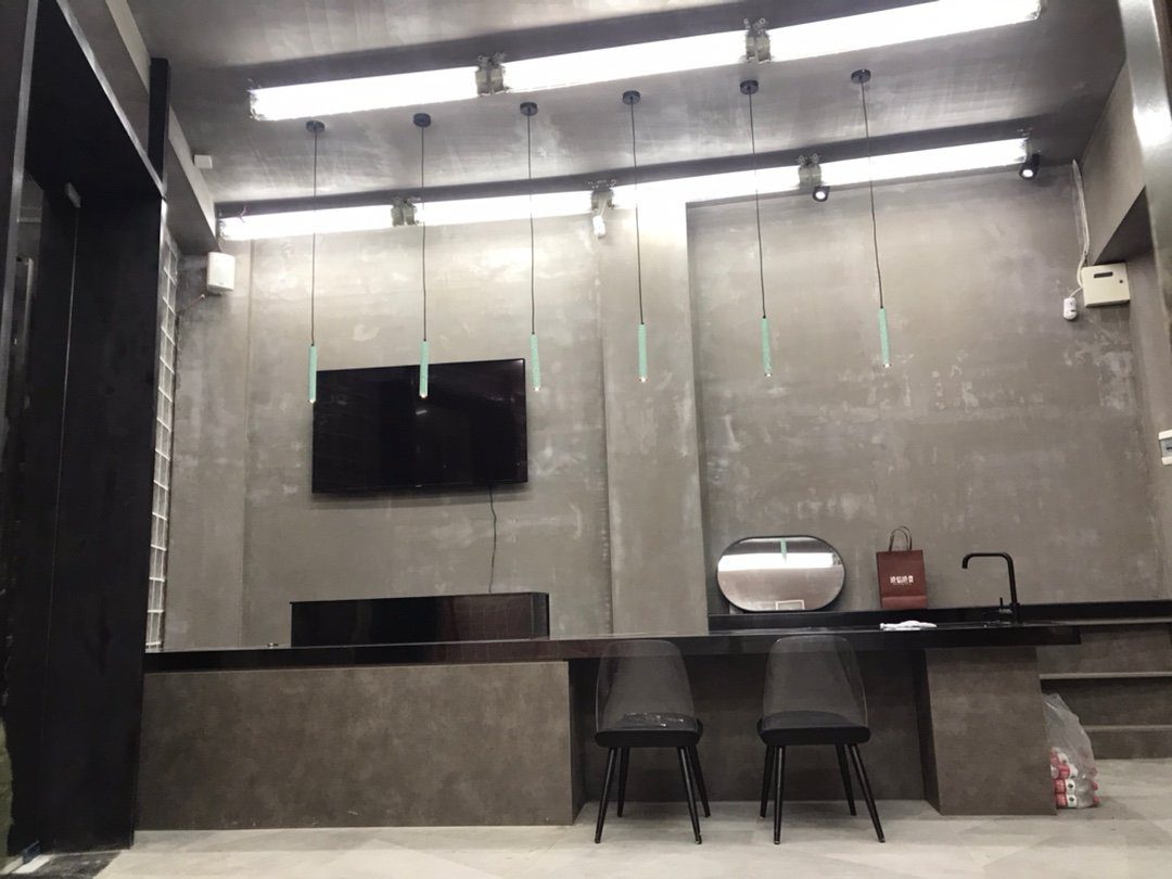 modern-minimalist-concrete-and-terrazzo-cylindrical-pendant-light-for-kitchen-island