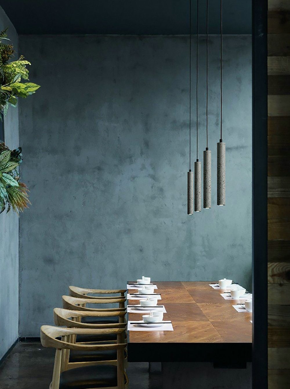 modern-minimalist-concrete-and-terrazzo-cylindrical-pendant-light-for-kitchen-island