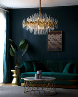 modern-antique-brass-starburst-chandelier-with-clear-crystal-glass-rods