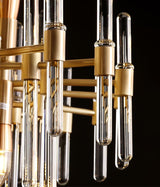 modern-antique-brass-starburst-chandelier-with-clear-crystal-glass-rods