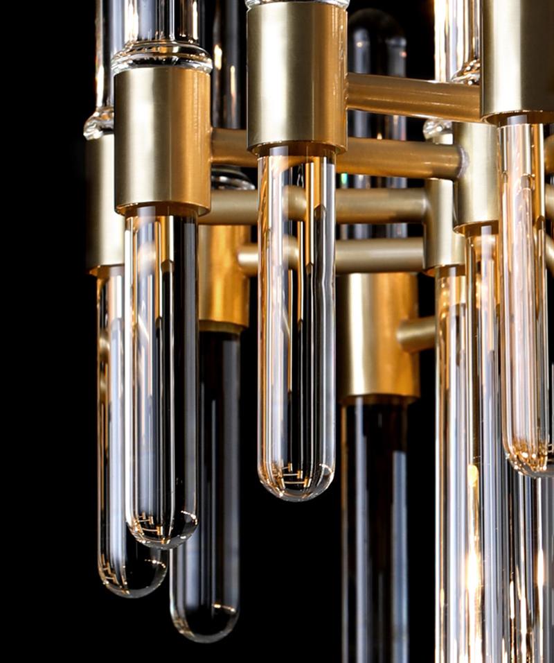 modern-antique-brass-starburst-chandelier-with-clear-crystal-glass-rods