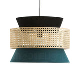 woven-rattan-cane-and-linen-pendant-light-vintage-style-suspended-ceiling-fixture