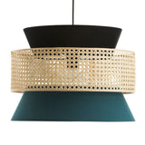woven-rattan-cane-and-linen-pendant-light-vintage-style-suspended-ceiling-fixture