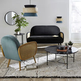 woven-rattan-cane-and-linen-pendant-light-vintage-style-suspended-ceiling-fixture