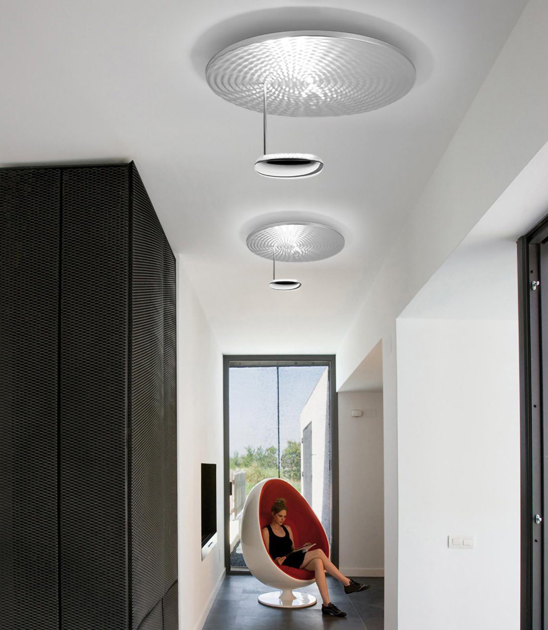 modern-polished-aluminum-droplet-led-ceiling-light-artistic-ripple-flush-mount-fixture
