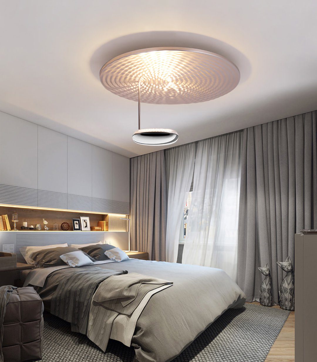 modern-polished-aluminum-droplet-led-ceiling-light-artistic-ripple-flush-mount-fixture