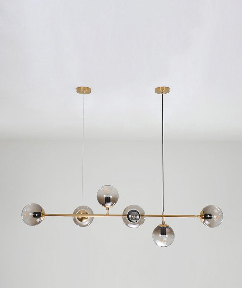 contemporary-multi-glass-globe-pendant-light-with-round-orb-shades-and-polished-brass-frame