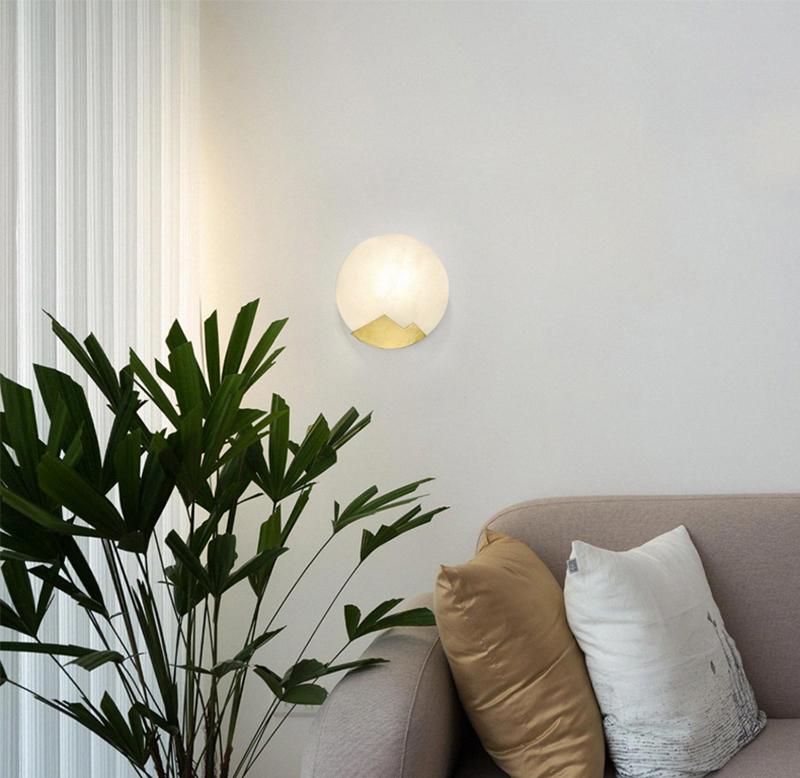 modern-natural-alabaster-stone-and-solid-brass-round-wall-sconce-luxury-lighting-fixture