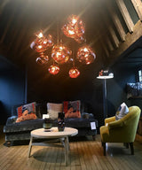 contemporary-melt-glass-style-lava-pendant-light-unique-mirror-finish-polycarbonate-hanging-lamp