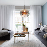 contemporary-melt-glass-style-lava-pendant-light-unique-mirror-finish-polycarbonate-hanging-lamp