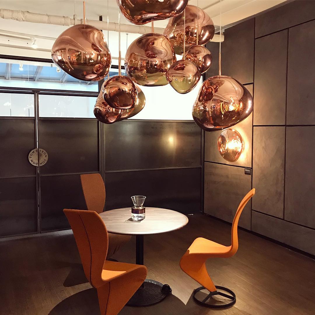 contemporary-melt-glass-style-lava-pendant-light-unique-mirror-finish-polycarbonate-hanging-lamp