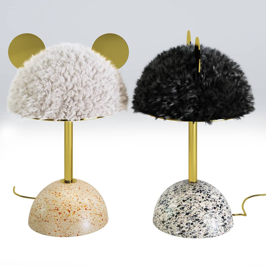 modern-terrazzo-base-table-lamp-with-green-fabric-shade-and-elegant-brass-accents