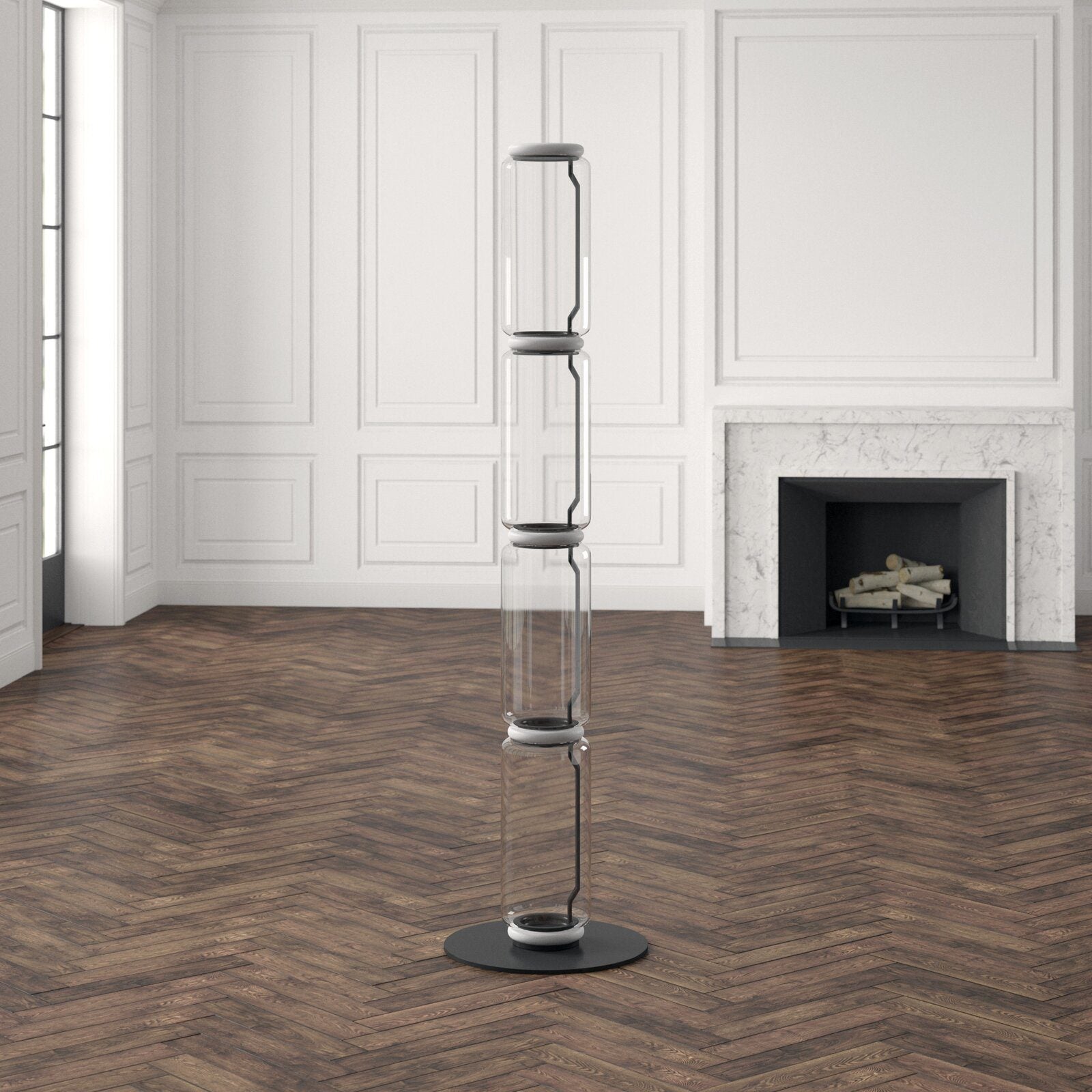 modern-stackable-glass-cylinder-led-floor-lamp-with-minimalist-architectural-design