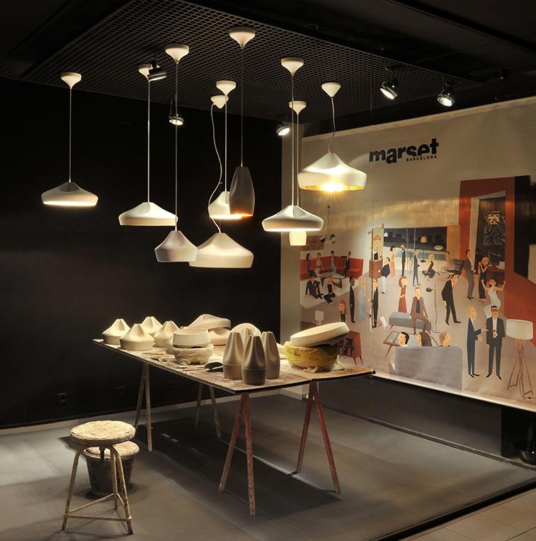 modern-ceramic-pleated-pendant-lamp-clay-textured-ceiling-hanging-light