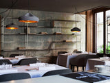 modern-ceramic-pleated-pendant-lamp-clay-textured-ceiling-hanging-light