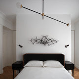 modern-hand-blown-glass-globe-chandelier-with-elegant-brass-and-copper-finishes