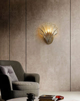 elegant-shell-shaped-brass-and-amber-glass-wall-lamp-for-modern-home-decor