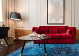 modern-solitaire-tripod-floor-lamp-with-black-polygonal-cloth-shade-and-brass-accents