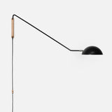 modern-adjustable-swing-arm-wall-lamp-with-dome-shade-and-wood-detail-plug-in-sconce