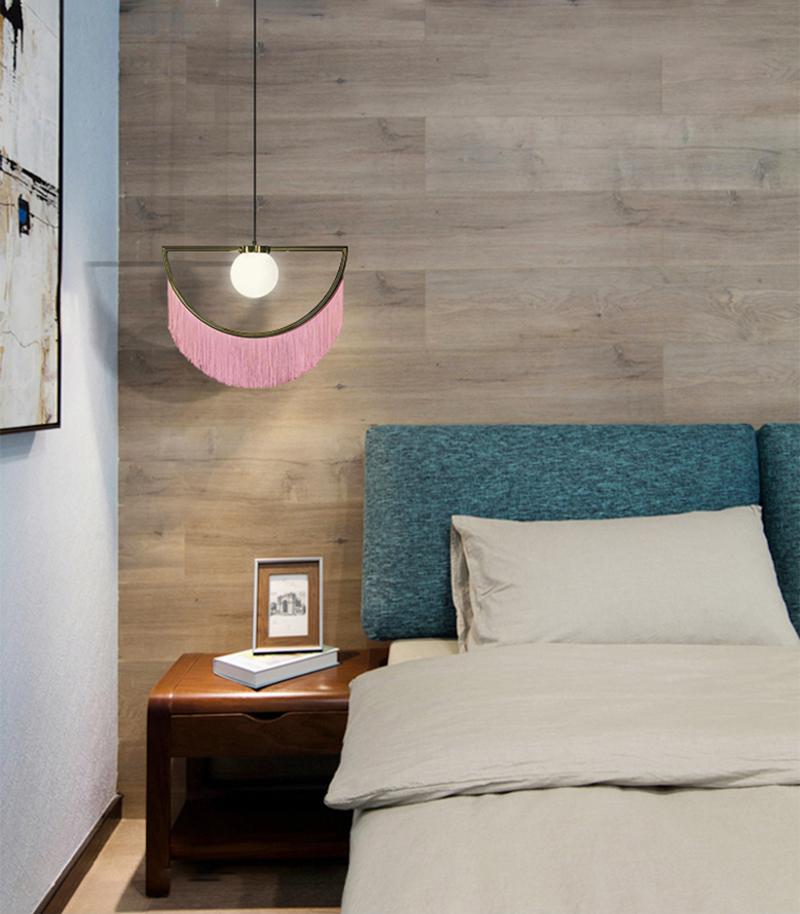 modern-bohemian-tassel-fringe-pendant-light-with-glass-globe-and-gold-metal-frame