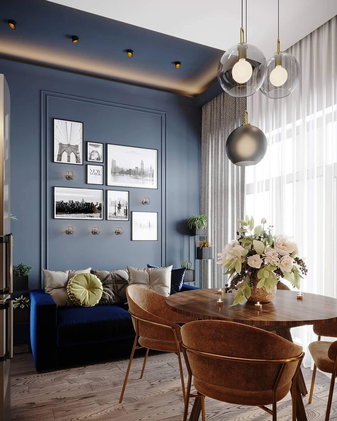 modern-glass-hanging-pendant-light-copper-finished-chandelier-for-dining-room
