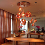 contemporary-melt-glass-style-lava-pendant-light-unique-mirror-finish-polycarbonate-hanging-lamp