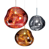 contemporary-melt-glass-style-lava-pendant-light-unique-mirror-finish-polycarbonate-hanging-lamp