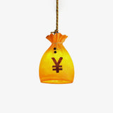 Prosperity Pouch Resin Pendant Light Lucky Money Bag Hanging Lamp for Interior Decor