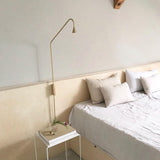 Pureform Geometric LED Wall Sconce Minimalist Indoor Lighting in Gold and Black