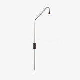 Pureform Geometric LED Wall Sconce Minimalist Indoor Lighting in Gold and Black