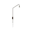 Pureform Geometric LED Wall Sconce Minimalist Indoor Lighting in Gold and Black